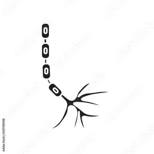 schwann cell glyph icon
