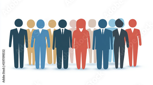ilustration of work network