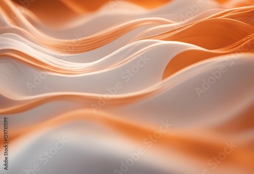 waves white orange abstract background light powerful elegance decoration smoke concept presentation success shadow modern eddy fractal flames fashion style hot profundity emotion yellow fire spiral