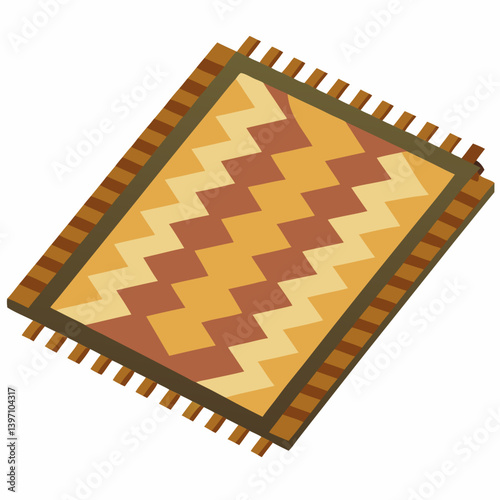 Wooden floor featuring a classic checkered pattern in alternating light and dark shades.