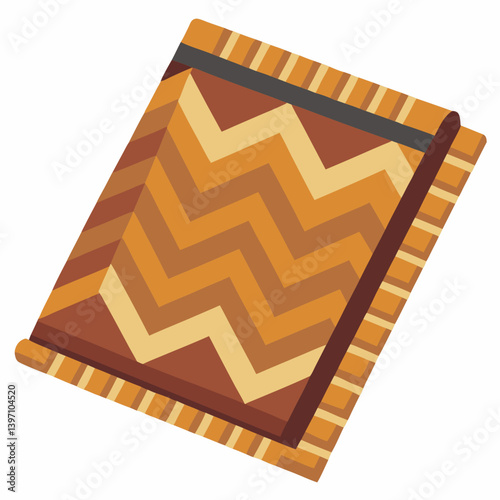 Wooden floor featuring a classic checkered pattern in alternating light and dark shades.