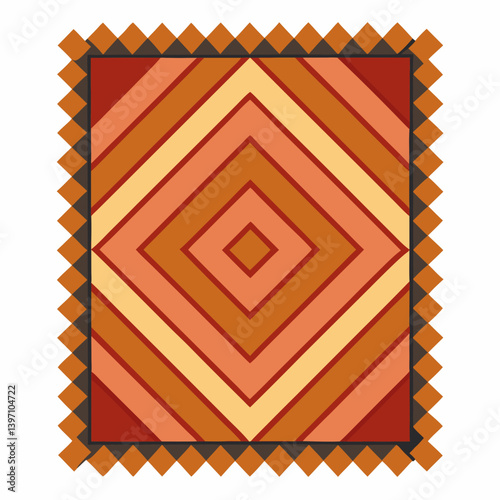 Wooden floor featuring a classic checkered pattern in alternating light and dark shades.