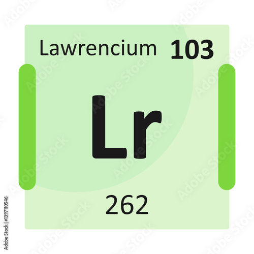 Lawrencium Bold Black Icon