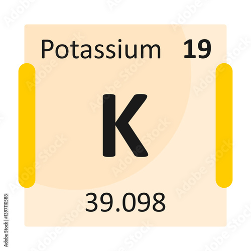 Potassium Bold Black Icon