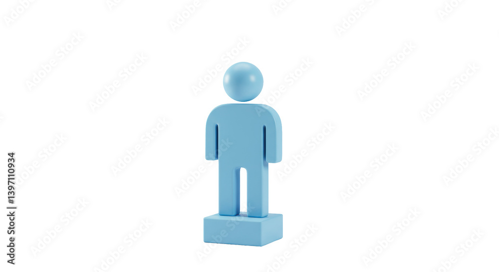 Isolated Man Icon Isolated Man Icon