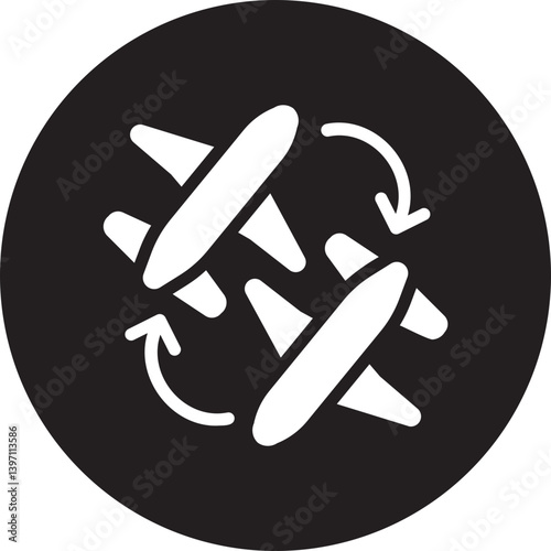 planes gradient icon