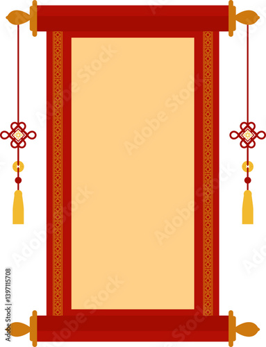 Chinese Scroll Banner