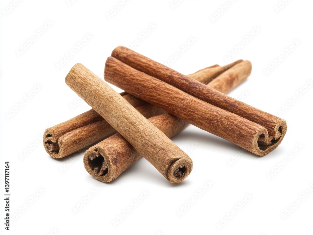 Artfully arranged natural cinnamon sticks for cooking Artfully arranged natural cinnamon sticks for cooking