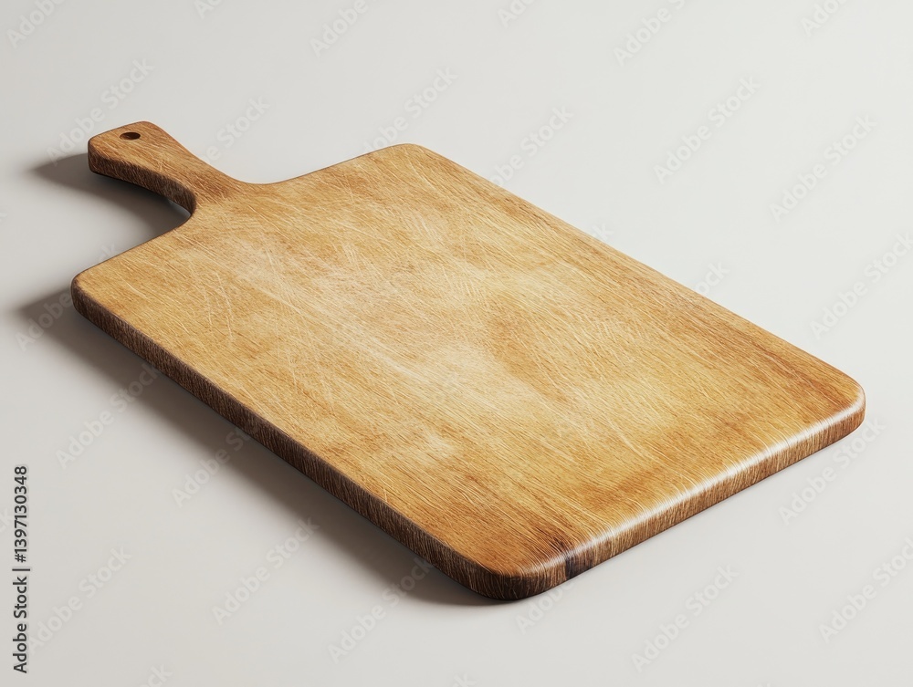 Fototapeta premium Wooden Cutting Board for Kitchen Surface.