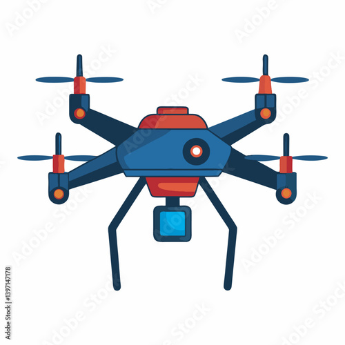 Drone vector and illustration