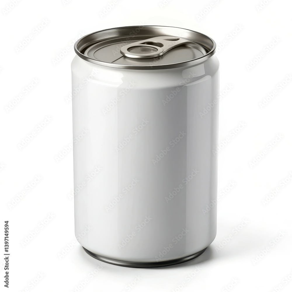 Blank white aluminum can mockup perfect for design Blank white aluminum can mockup perfect for design