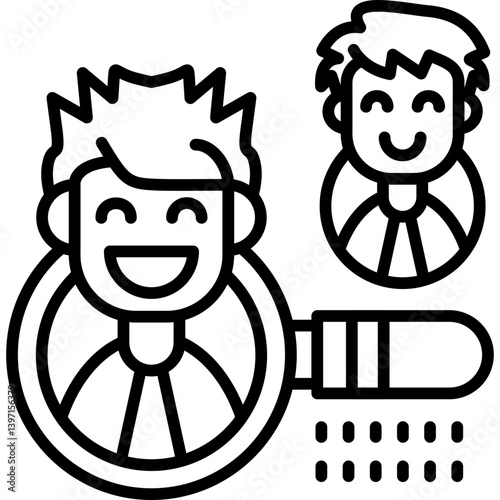 Target Audience Icon Vector Element