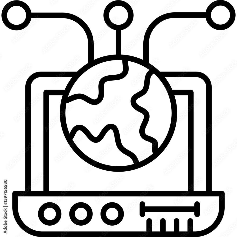 Obraz premium Link Icon Vector Element