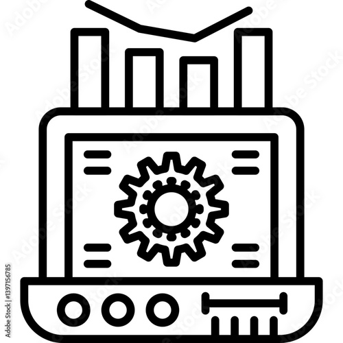 Content Management Icon Vector Element