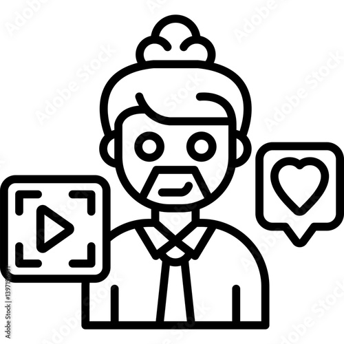 Endorsement Icon Vector Element