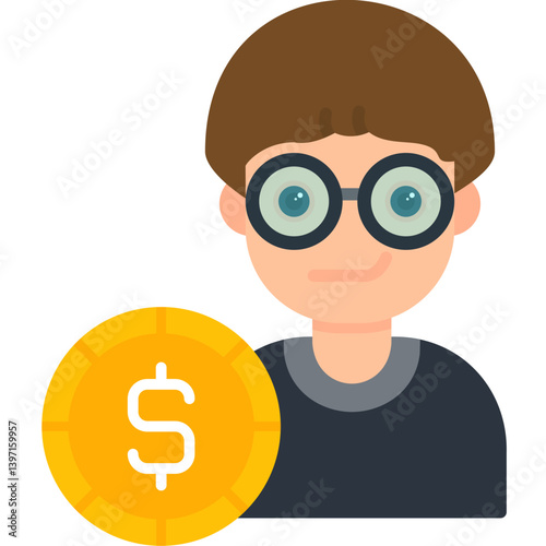 Dividends Icon Vector Element