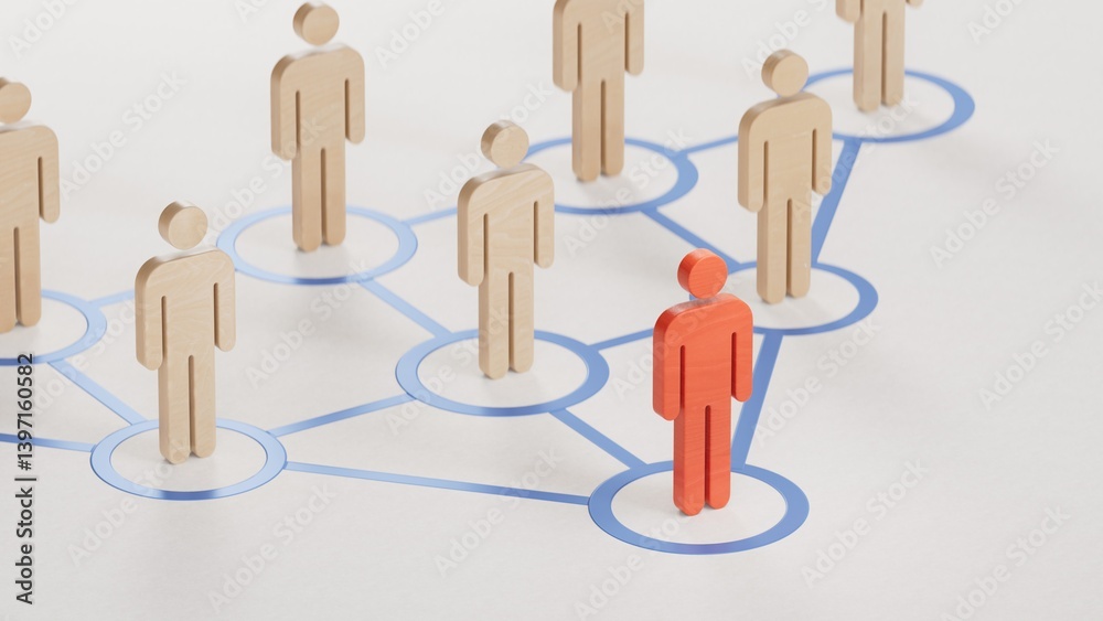 3d rendering business leadership concept.Customer Lifecycle Management concept.3D rendering on white background. 3d rendering business leadership concept.Customer Lifecycle Management concept.3D rendering on white background.
