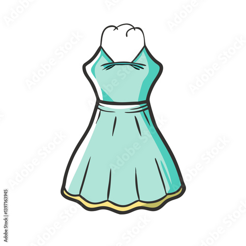 halter dress icon, halter dress vector illustration-simple illustration of halter dress, perfect for halter dress logos and icons