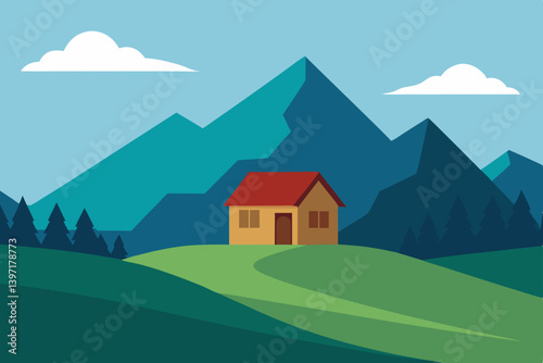 vector illustration of a house