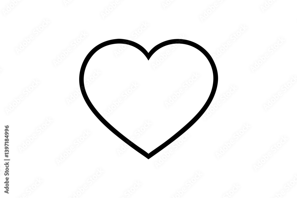 Heart icon silhouette vector illustration Heart icon silhouette vector illustration
