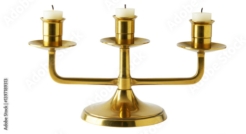 Εκτύπωση καμβά Isolated candlestick with three candles