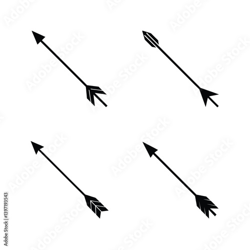 set of black arrows