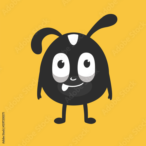 Cute Monster Meme Sticker T-shirt Vector Cute Illustration