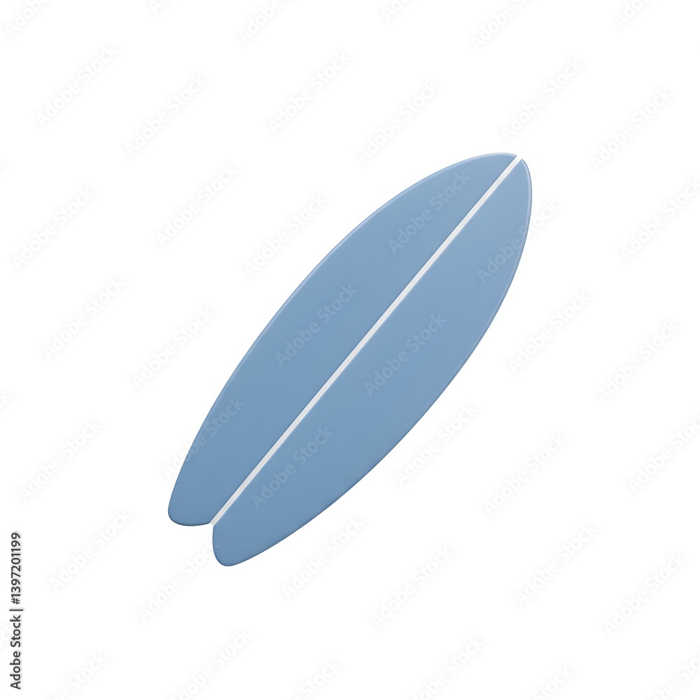 A Stunning Blue Surfboard Design Awaiting Ocean Adventures A Stunning Blue Surfboard Design Awaiting Ocean Adventures