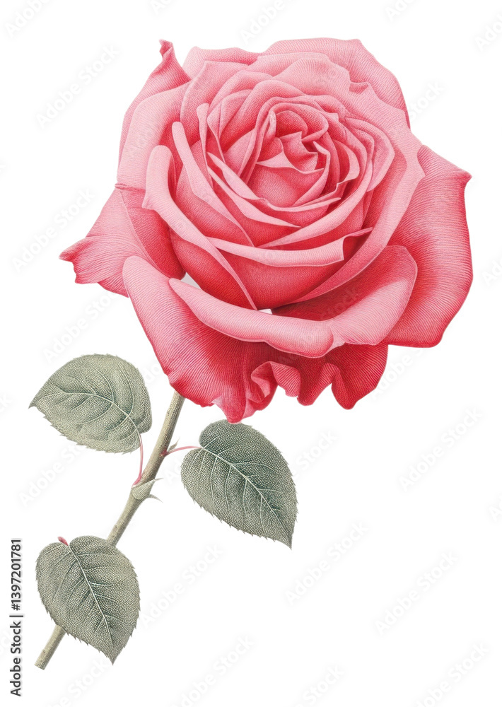 Obraz premium PNG Minimal rose flower petal plant.