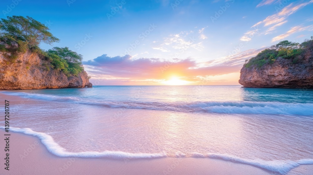 Fototapeta premium Tropical Sunset Beach