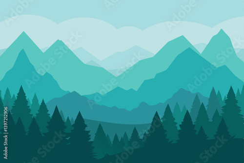 Obraz na płótnie mountain landscape in the mountains w salonie
