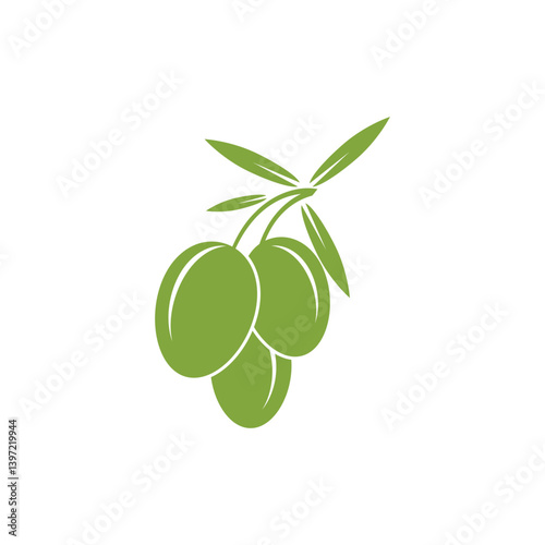 olive icon vector illustration design template