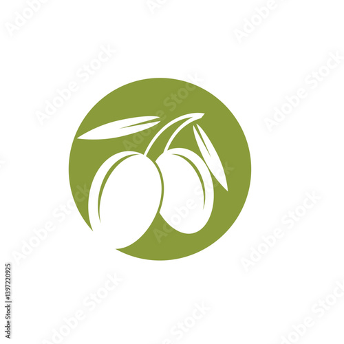 olive icon vector illustration design template