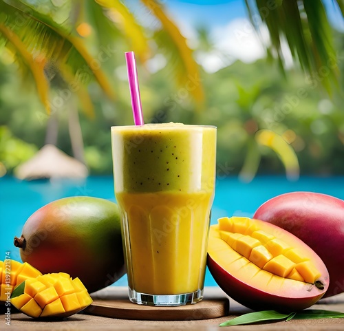 tropical fruit cocktail
