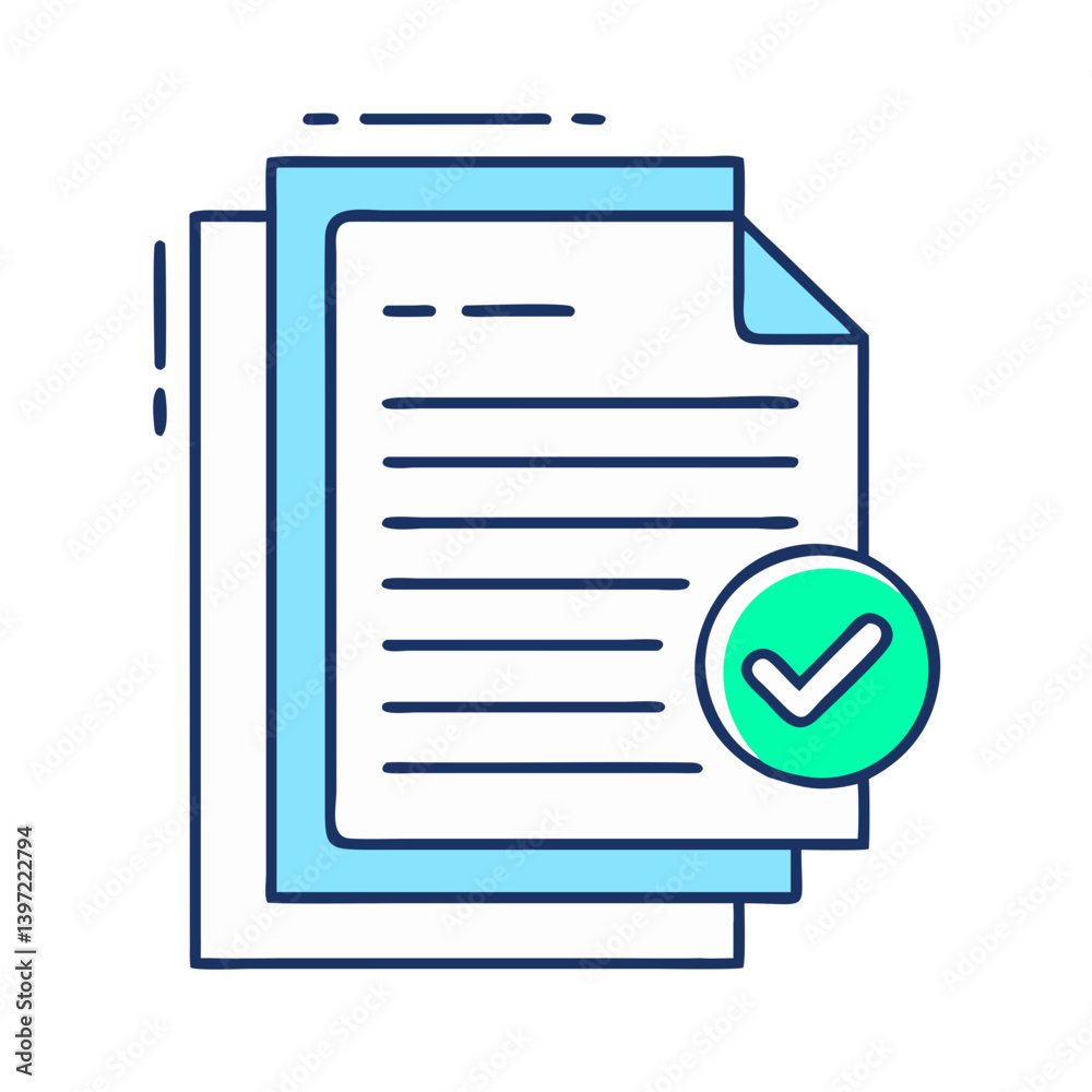approved papers icon, approved papers vector illustration-simple illustration of approved papers, perfect for approved papers logos and icons approved papers icon, approved papers vector illustration-simple illustration of approved papers, perfect for approved papers logos and icons