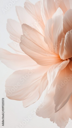 Close-up of a Pale Pink Flower