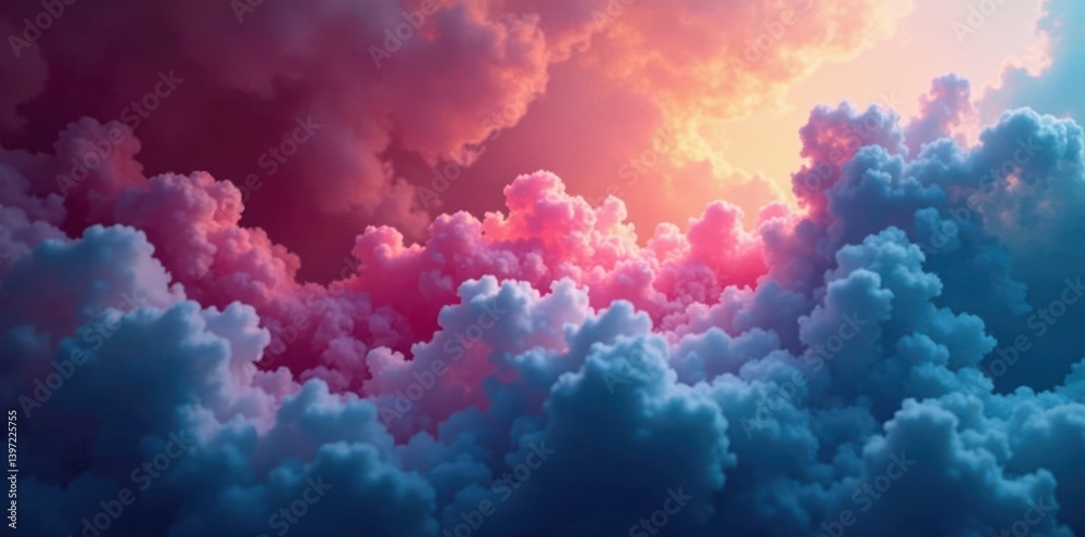 Fototapeta premium Whispy tendrils of misty atmosphere with undulating patterns , gentle, undulating