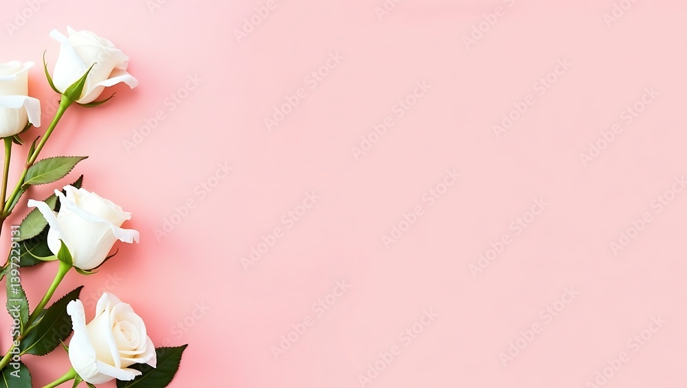 Fototapeta premium Mothers day sale 2025 sale advertisement featuring flowers on a dark black background. The text highlights a Special Offer for a Mother’s Day and a Shop Now Happy Mother's day.Generative AI