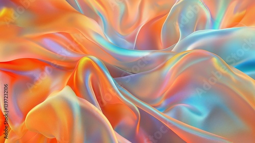 abstract background with colorful waves