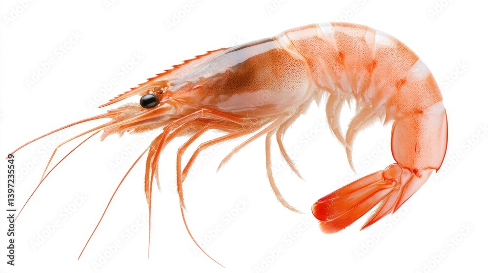Fresh Raw Shrimp Isolated on White Background for Culinary and Seafood Related Uses Fresh Raw Shrimp Isolated on White Background for Culinary and Seafood Related Uses