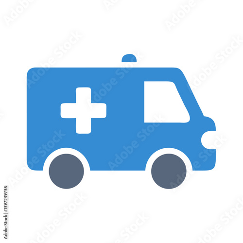 Ambulance Icon Vector Design