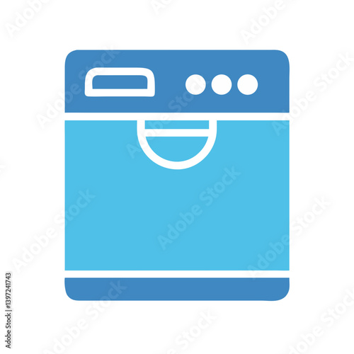 Dishwasher Icon Vector