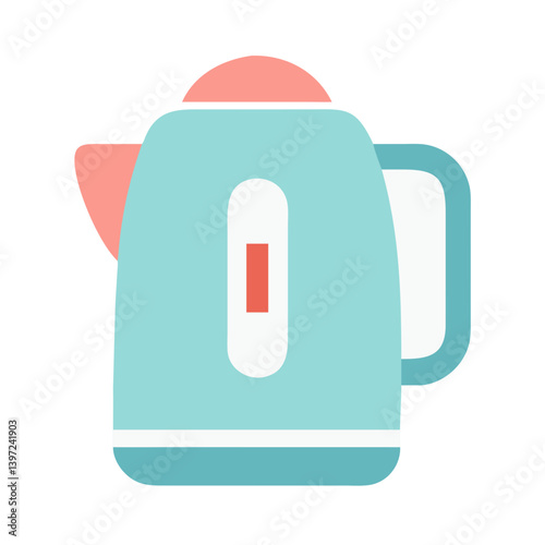 Electric Kettle Icon Vector