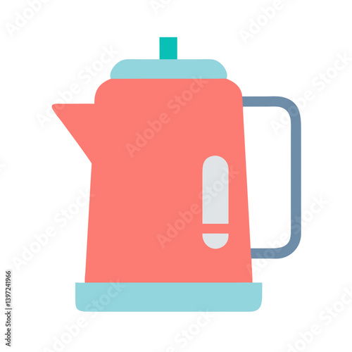 Electric Kettle Icon Vector
