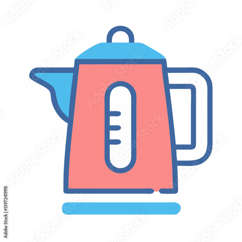 Electric Kettle Icon Vector