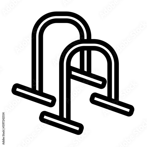 Parallel bars icon