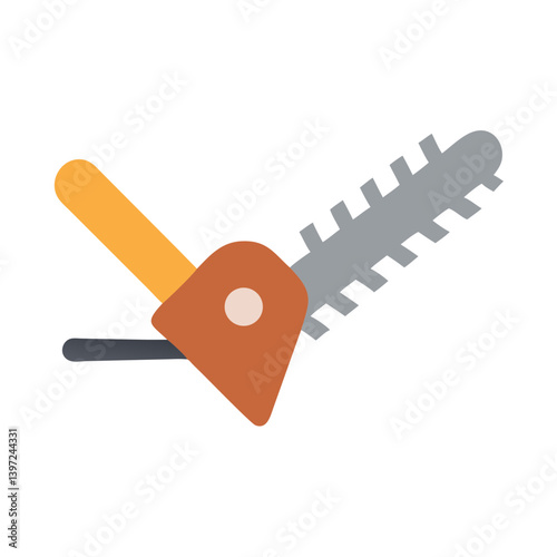 Hedge Trimmer Icon Vector