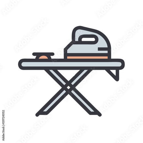 Ironing Board Icon Vector