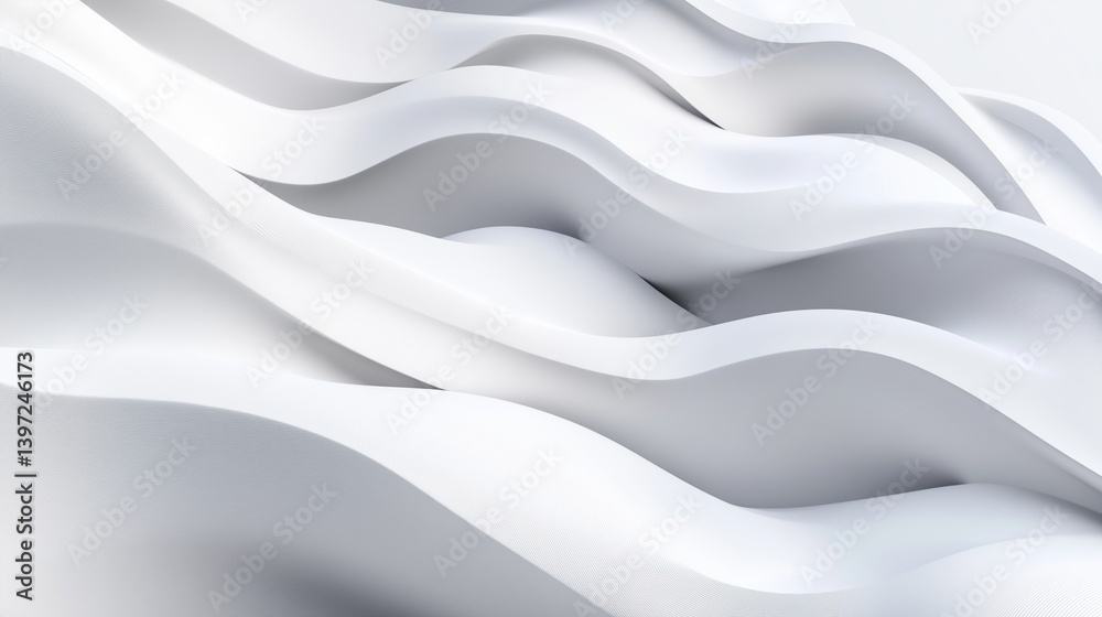 Obraz premium white silk background