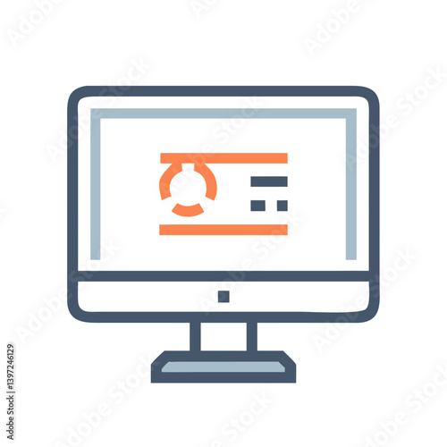 Monitor Icon Vector